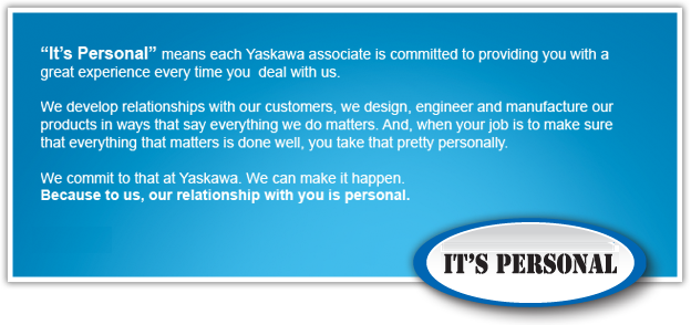Yaskawa - It's Personal